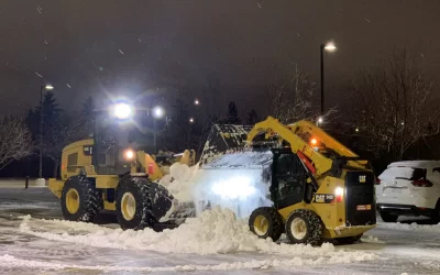 Trust the Pros for Parking Lot Snow Removal