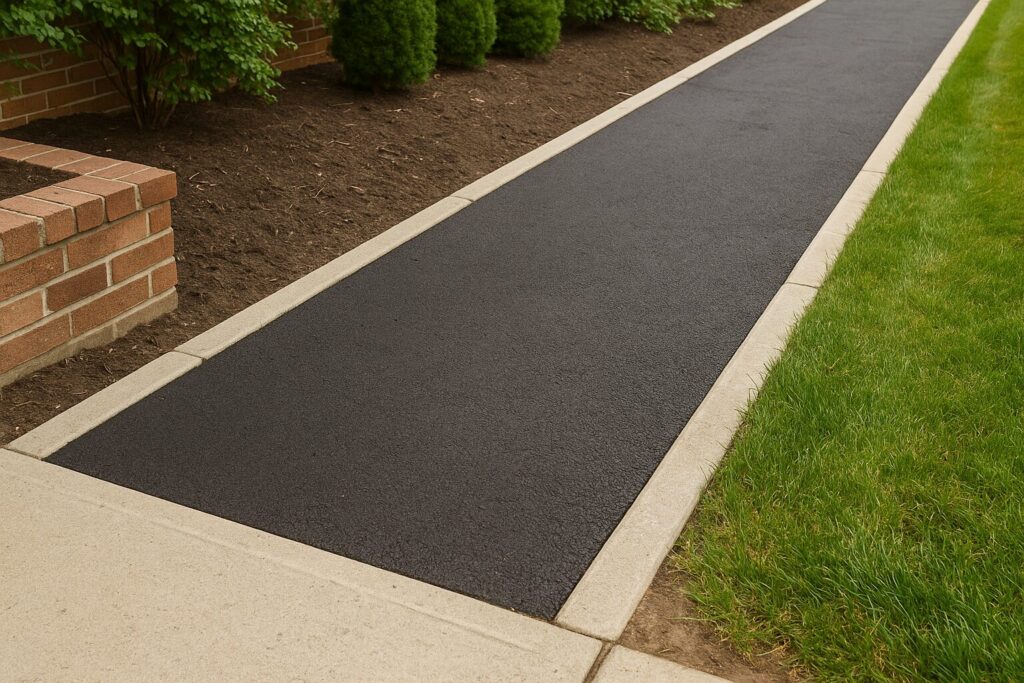 asphalt contractro did sidewalk