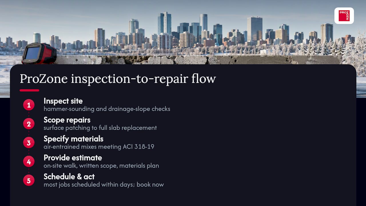 How ProZone handles inspection, repair, and seasonal protection — overview diagram